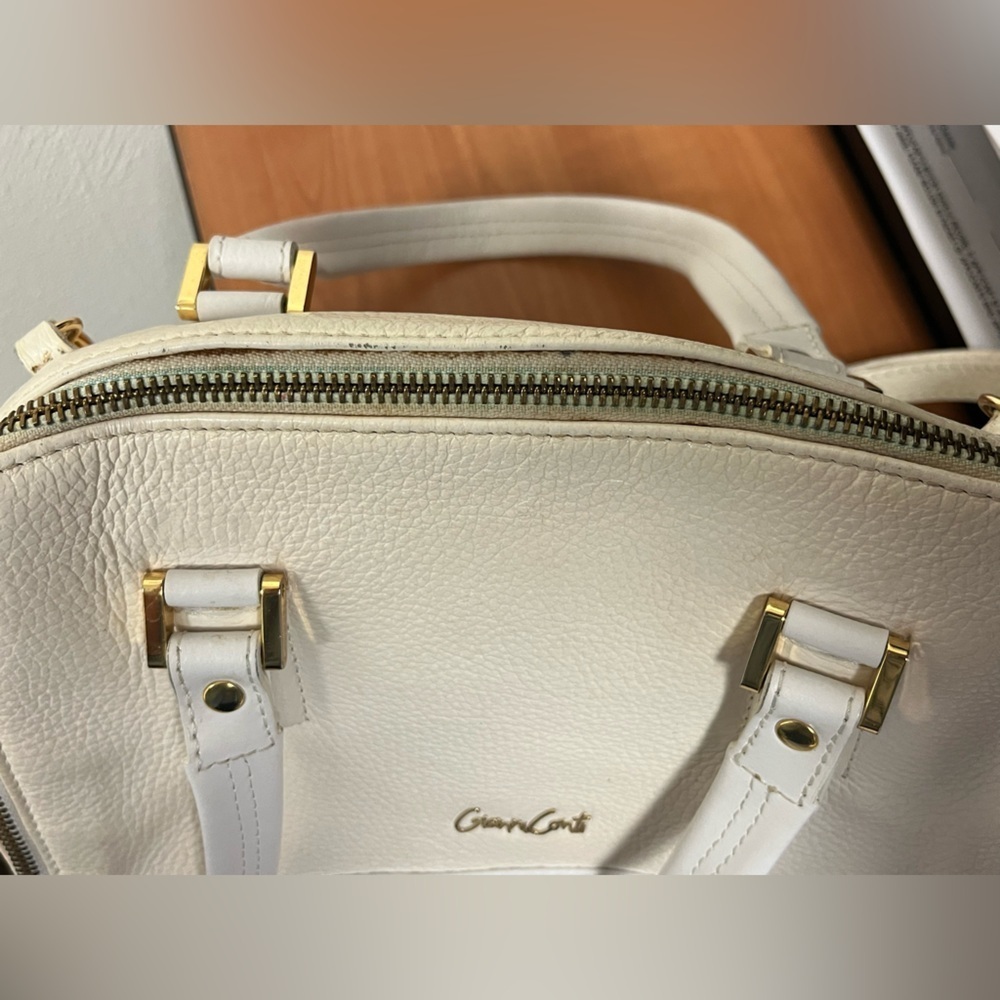 Gianni Conti White and Cream Handbag - Picture 7 of 16